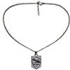 Seven Collana in acciaio con Piastrina Logo ROMA, Grigio, Bambini e Ragazzi, Sport & Calcio