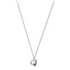 day berlin day.berlin Collana Cuore Nova, delicata collana donna con piccolo ciondolo cuore 7x7mm, regalo speciale, acciaio 316L senza nichel, resistente all'acqua, color argento, oro rosa o placcato oro 18k