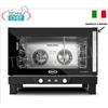 UNOX - Forno Convezione elettrico per 4 Teglie da mm.600x400 - MANIGLIA a DESTRA - dim.mm.800x752x595h