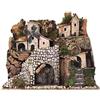 euromarchi Paesaggio con LUCI 28X15X20CM per PRESEPE PRESEPISTICA