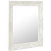 Generico Specchio da Parete Stile Barocco 50x60 cm Bianco,Bianco,5.1kg,320316