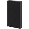 AVANTI TRENDSTORE - Steppi - Scarpiera in Legno Laminato con Ante a ribalta, Disponibile in 2 Colori e 2 Misure Diverse (Antracite, 58,5x104,5x17 cm)