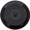 Pubiao 1 pz-Tappi di Scarico 15 cm / 6 Pollici Tappo Universale in Silicone per Vasca per cucine Bagno Lavanderia Doccia Vasca da Bagno Accessori per lavelli - (Nero)
