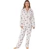 Suzy & Me Ladies 100% Brushed Cotton Winceyette Pyjamas. Robin, Scottie Dog or Heart Print