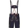 Steigenhöfer Manufaktur Lukas - Pantaloncini bavaresi Softshell con bretelle - Lederhosen Oktoberfest Outfit