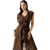 GUESS Donna Vestito Lungo Lyocell W6GK87W2111
