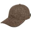 Borsalino Cappellino Herringbone Wool Mix Donna/Uomo - Made in Italy Lana Berretto Baseball Cappello Invernale con Visiera, Fodera, Chiusura a Strappo, Chiuso Dietro, Visiera Autunno/Inverno Inverno