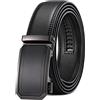 SENDEFN Cintura Uomo, Cintura Uomo Pelle con Cricchetto Automatica, Larghezza 35 mm, Trim Regolabile per Adattars, Cinture Adatto per Abbigliamento da Lavoro e Casual con Confezione Regalo