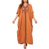 LikeJump Donne Etniche Maxi Caftano Abito da Notte Spiaggia Vestiti Homewear Costume da Bagno Copricostumi
