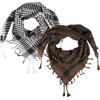 LOVARZI Kefiah Palestinese Originale Cotone, Shemagh Uomo Donna | Da Indossare su Collo o Testa per Deserto, Moto, Viaggio e Look Casual, Leggera per Estate e Inverno