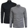 Sergio Tacchini Maglia Collo Alto Uomo Maglia Lupetto Caldo Cotone