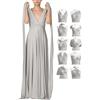 72styles Abito Infinity Cerimonia Donna, Abito Damigella Donna, Lungo, Maxi, Taglie Forti, Abito Elegante Donna Cocktail Festa