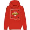 Bonomo Promotion Italia Felpa Personalizzabile con Foto e Scritta - Unisex con Cappuccio e Tasca a Marsupio in French Terry
