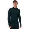 DANISH ENDURANCE Maglia Termica Uomo in Lana Merino, Manica Lunga, per Sci, Trekking, Escursionismo con o Senza Chiusura Zip
