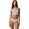 Calvin Klein Women Cotone Moderno più Perizoma, Grigio