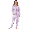 Suzy & Me Ladies 100% Brushed Cotton Winceyette Pyjamas. Robin, Scottie Dog or Heart Print
