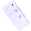 Hell Blues Fazzoletto da uomo con monogramma ricamato con iniziali, confezione da 3 pezzi, 100% cotone, misura king size, colore bianco, idea regalo