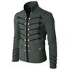 Generisch Cappotto steampunk da uomo Hussar Napoleon militare drumers vittoriano cortile parata rinascimentale medievale giacca uniforme gotica frack pirata vampiro cosplay