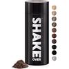 shake over fibre capillari ispessimento capelli fibre arricchite di zinco densificante, volume capelli, Made in Europe (30 g, CASTANO CHIARO)