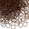 Hicarer 1000 mini elastici morbidi in gomma per trecce di capelli per bambini (marrone scuro)