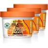 Garnier Fructis - Maschera nutriente per capelli e papaye, 390 ml, confezione da 3