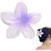 Generic Set di fermagli per capelli colorati con fiori hawaiani, per capelli colorati, per capelli con fiori colorati, fermagli per capelli tropicali da donna con capelli sottili spessi,