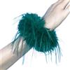 TERNCOEW Polsini per capelli piumati Accessori in tessuto traspirante per le donne Scrunchies leggeri per lo styling quotidiano Partito Abbellimento della piuma