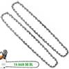 ZJHFC Catena per motosega da 35 cm, 50 DL, 1 cm LP, calibro 127 cm | Low Kickback compatibile con Stihl 018 MS180 MS181 020, 36360000050