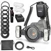 Godox MF-T76 N Flash Macro Twin TTL per Fotocamere Nikon, 76Ws GN22,4 con HSS, Ricarica 1,2 s, 550 Lampi a Piena Potenza, Doppie Teste Regolabili 0°-150°, Sistema X 2,4 GHz