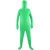 CLZothique Body fotografico verde Chromakey, unisex, elasticizzato, per adulti, costume da uomo scomparso per le riprese (160 cm)