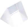 LLMWFA 90 Gradi Rifrazione Lente per Alta Precisione Strumento 1 Pezzo | Isoscele Retto Angolo Ottico Vetro Prisma(20x20x20mm)