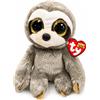 TY - Peluche - Beanie Boos - Bradipo - Dangler - Grigio - Occhi dorati grandi e glitter - Il morbido pupazzo con gli occhi grandi scintillanti - 15 Cm - 36215