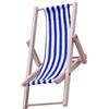 Generico Sedia Da Spiaggia In Miniatura - Lettino Per Bambole In Legno 5x7,5x6 Cm, Mini Sedia A Sdraio Decorativa Portatile | Modello Di Sedie A Sdraio, Sedie A Sdraioo Pieghevoli Per Decorazione,