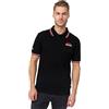 Lonsdale London Lynton Rockabilly - Polo da Uomo, Colore: Nero