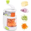 Dreamhigh® Spiralizzatore di Verdure 4 In 1 Taglia zucchina Spaghetti con Contenitore di Raccolta, Senza BPA, Attrezzo per zucchina, Cetriolo, Patate, Cipolla