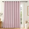 Deconovo Tenda Oscurante da Interno, 300x220 cm, 1 Pannello | Termiche Isolanti Caldo e Freddo, Attenuano i Rumori, Drappeggio Morbido con Occhielli, per Camera da letto, Rosa Cipria