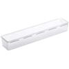 Rotho Basic Schedario Modulare per Cassetti, Plastica (PP) senza BPA, Trasparente, 38.0 x 8.0 x 5.0 cm