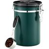 BUCOMTU Contenitore caffè inox 1,8 L con datario