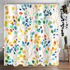 Lerores - Tenda per doccia 240x200 cm, motivo albero colorato, orlo con pesi, antimuffa, tessuto idrorepellente, lavabile, poliestere, tende da bagno per bagno, vasca da bagno con 16 anelli per tenda