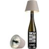 sompex Lampada decorativa per interni ed esterni, alimentata a batteria, TOP 2.0, grigio