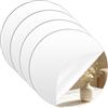 Segus Specchio Adesivo, 4 Pezzi 20x20cm Acrilico Specchio Rotondo da Parete | Senza Foratura, per Decorazione da Parete, Bagno, Soggiorno, Camera, Ingresso, Fai da Te, Decorazione Tavola