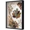 Intckwan Cornice A3 Nera, Cornice Profonda 3D, 3 cm, 43,5 x 31 cm | Cornice profonda per oggetti in MDF e acrilico per foto, fiori secchi e medaglie; da parete in verticale o orizzontale