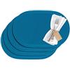 Westmark Set da tavola/Tovagliette americane, 4 Pezzi, 45,5 x 29 cm, Vinile, Blu/Azzurro, Saleen Edition: Fun