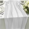 HiBeauty PRO Runner da Tavolo in Chiffon Bianco, 70 x 300 cm, 1 Pezzo, Runner da Tavolo in Tessuto per Decorazione da Tavolo, Decorazioni da Matrimonio, Decorazioni da Tavolo per Compleanni, Baby Shower