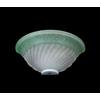 Generico Applique classico in vetro 1 luce Girella Verde lampada da parete a mezzaluna in vetro per bagno camera soggiorno cucina scala corridoio in offerta