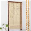 TZYYAO Tenda Con Perline in Legno Naturale,Tenda Di Perline Di 50-140 Fili,Tenda Con Perline De Porta Sospeso Fatta a Mano,Tenda Anti Mosche Interno Esterno,Divisorio per Camera,WxH-110strands-110x160cm