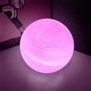 ALEENFOON Pianeta Luce Notturna Ricaricabile,7 Colori Lampada da Comodino Touch(Rosa) | Lampada notturna a forma di pianeta in vetro 3D,ideale Come Regalo, Decorazione per Camera da Letto o Feste,8 cm