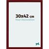 Yd. Cornice 30x42 cm Vino Rosso Spazzato - Cornice in MDF Mura | Your Decoration, Vetro acrilico antiriflesso, Montaggio a parete, Adatta per foto, poster o puzzle, Made in Holland