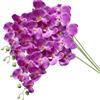 XZJMY Fiori artificiali di Phalaenopsis, 69,8 cm, orchidee finte, fiori di orchidea phalaenopsis in seta per decorazione domestica centrotavola per matrimoni (4, fucsia)