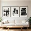KAIDAARTLH Set da 3 quadri boho 40x60cm, poster astratti su tela, decorazioni d'arte moderne e minimaliste per soggiorno, camera da letto e ufficio, senza cornice（C,3x40x60cm）
